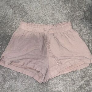 Abercrombie & Fitch High Waist Pink Shorts